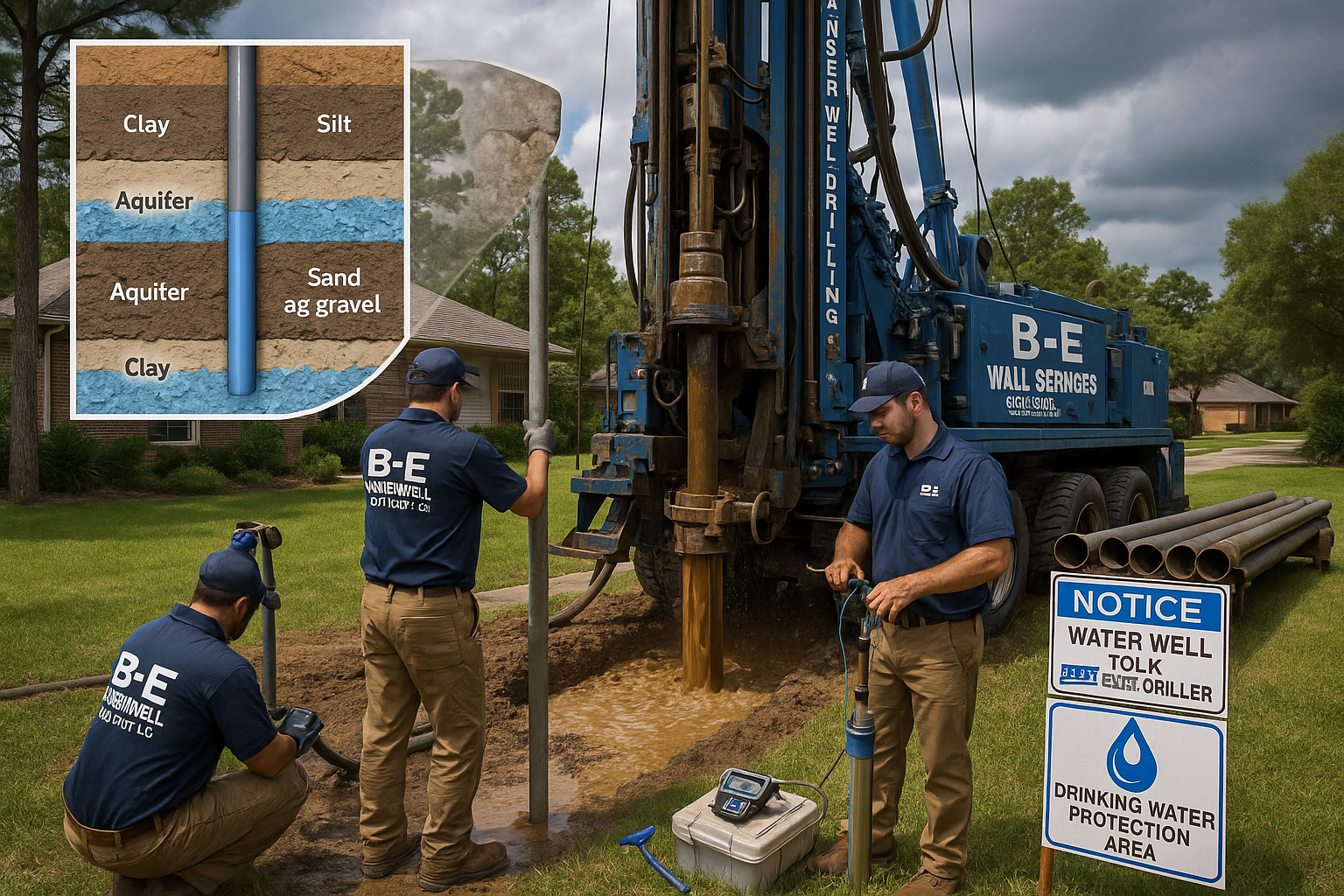 Water well operators Houston, Texas